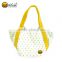 Fashion white standard size cotton non woven polypropylene shopping tote bag