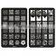 Wholesale CK Series metal custom nail art stamp plate