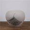 Southeast Asian Style Wholesale Jingdezhen Large White Leaf Ceramic Flower Vase For Shopping Mall