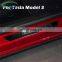 For Tesla Model 3 Carbon fiber sill protective sticker welcome pedal decorative protection patch model3 Modified accessories