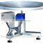 High quality adjustable rotation speed rotary table for food with 304 stainless steel, rotating round tables