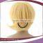 male short straight synthetic cosplay blonde wig