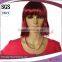 cheap hot sale burgundy short synthetic party wigs