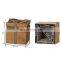 customized logo small wooden box natural wood bamboo storage gift box