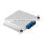 OEM Factory FTTH Cassette Type SC UPC Fiber Optic 1x4 PLC Splitter