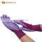 Sunnyhope work gloves powder free nitrile glove safety construction  liner with nitrile micro false foam working gloves