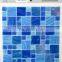 Mix sizes blue swimming pool floor glass mosaic tiles from Foshan JBN Ceramics