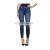 New arrival women beautiful hot sale denim jeans with button for closure