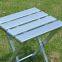 Foldable Stool Aluminum Folding Stool Outdoor Leisure Camping Fishing Stool Side Table