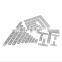 Thickened stainless steel connections straight piece iron flat angle L angle code