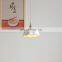 Medieval Brass Pendant Lamp Japanese White Porcelain Led Chandelier For Bar Restaurant Bedside LED Hanging Light