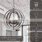 Amazon 4 - Light Candle Style Globe Chandelier with Wood Accents 520*520*520 mm free sample