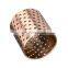 Good Anti-abrasion And Load Capacity  Split  Bronze Bushing Sleeve With Thoughholes