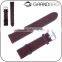 Deep Brown Polished Stingrey Skin Leather Watch Band Watch Strap Watch Wrist Belt