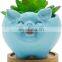 Cheap Silicone Biodegradable Railing Head Pots Animal Artificial Flowers Decoration Ceramic Flower Pot