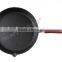 Factory price Pre-seasoned cast iron cookware wood handle cast iron pan & skillets