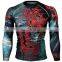 Base Layer high performance men custom printed sleeve sublimation gym t shirt base layer decent and latest design 2021 fir shirt