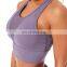 Fitness Shockproof Mesh Sports Bra Gym Tank Tops Running High Impact Women Seamless Push Up Yoga Bras