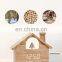 House Styling LED Light Christmas Home Decorate Temperature Humidity Display LED Alarm Clock WIth Voice Control