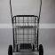 Folding Shopping Cart Utility Rolling Cart with 4 Wheels Rolling Swivel Wheels for Laundry Shopping Grocery Bathroom Office