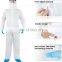 Disposable Protective Coveralls Unisex Waterproof SF/PP/SMS Elastic Cuff with Hood Individual Pack Disposable Coverall