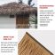 Luxury Quality Eco-Friendly Eco-Friendly Synthetic Palm Thatch Ridge For Steel Hut