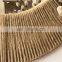 HOT Sale Single Round Knitted Jute Rope Mirror Wall Decoration Bohemian High Quality Cheap Wholesale