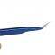 Dark blue eyelash grafting high-precision tweezers blossom set eyelash beautifying tool elbow tweezers sticker cute