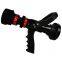 GPM or LPM labeled fire hose nozzle water gun with pistol grip and 2.5