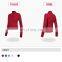 Christmas Custom Logo Sport Wear Thumb Holes Women Long Sleeve gym jacket