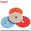 4-Inch Flexible Polishing Pads 3-Step Process for Stone Finishing