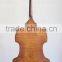 unfinished 1/16 gamba shaped student hybrid double bass/ solid top