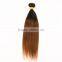 Cheap and high quality 100 human hair extensions 1b 30 human hair extensions two tone ombre colored hair weave bundles
