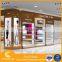Good quality magnetic levitating bag and shoe store cabinet stand with leds shoe display rack