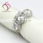 Round Cut 3-stone Halo Moissanite 3CT 9.0mm Center 14k 18k White Yellow Gold Diamond Wedding Engagement Ring