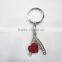 Stylish bling spade keychain