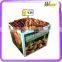 Cookies and Biscuit Packaging in Tin Box Cardboard Dump Bin Rack