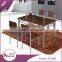 Foshan imported custom sizes cheap price rustic dinner table set no scratch 4 seater wood dining table                        
                                                Quality Choice