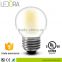 UL CE RoHS certification Ra>90 G45 LED brightness filament dimmable bulbs