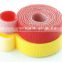 100% nylon back to back double side hook and loop fastener tape