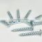 pan head self tapping screw white zinc plated in best-selling