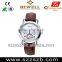 Magnificent Moon Phase Stainless Steel Automatic Wrist watch for men with leather strap