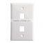 Factory Price High Quality Room Network Multiple Port Faceplate