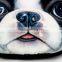 Animal shape 3D dog neoprene and plush cion purse pouch bag