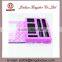 Jinhua Supplier Handmade Rectangular Cosmetics Box with EVA Tray Mirror