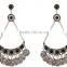 >NEW SW16589 Handmade Drop Bead Earrings Coin Fringe Earrings/