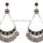 >NEW SW16589 handmade drop bead earrings coin fringe earrings/