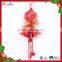 2015 Hot Sale Popular New Product Small Colorful Plastic Christmas Door Hanging Bell Decorations