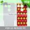 2d case sublimation phone cover aluminum sheet printing for LG Nexus 5X case