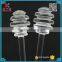 beautiful crystal clear glass honey stirring rod glass honey stick